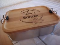 Brotdose/Lunchbox mit individueller Gravur (Geschenk Wanderer) Nordrhein-Westfalen - Lemgo Vorschau