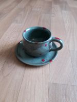 Keramik Tasse u. Untertasse handgemacht Sachsen-Anhalt - Halle Vorschau