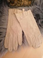 Handschuhe ungefüttert Leder Größe 7,5 beige creme Bayern - Wackersdorf Vorschau