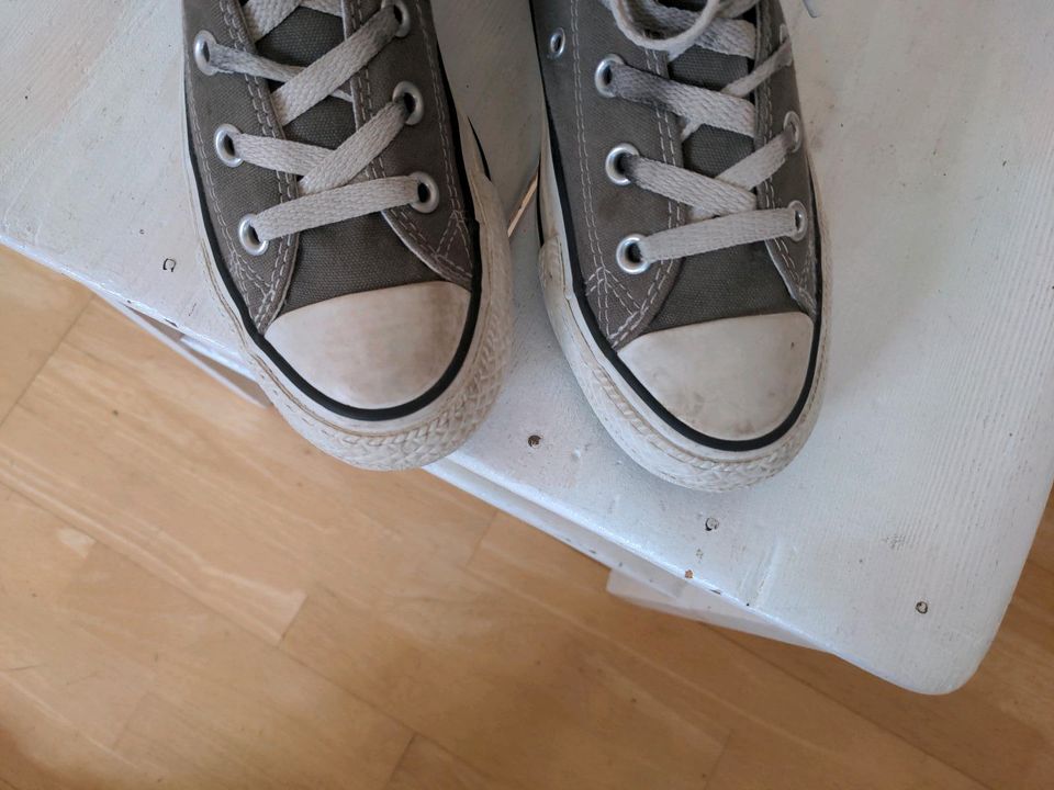 Converse Chucks All Star Gr 5,5 grau 38 hoch in Mömlingen