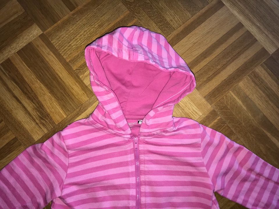 Sweatjacke mit Kapuze rosa - Größe 86 - Kinder Karstadt in Hamburg