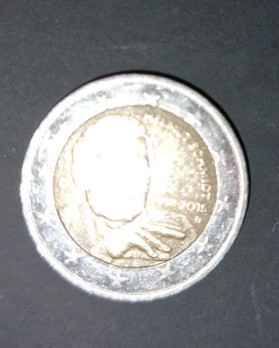 2 Euro Helmut Schmidt 1918-2015 in Dautphetal