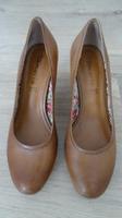 Tamaris Damen Pumps, Absatzschuhe, braun, Leder, Gr. 40 Thüringen - Gera Vorschau