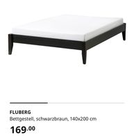 Ikea Bett inklusive federlattenrost so gut wie neu Saarland - Quierschied Vorschau