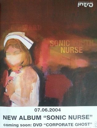 Sticker SONIC YOUTH u. Mini-Poster, Interviews... 90s Indie Noise in Köln