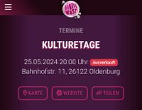1x Nightwash Ticket Oldenburg 25.5.2024 abzugeben Nordrhein-Westfalen - Gelsenkirchen Vorschau