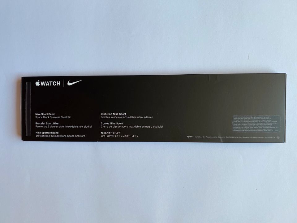 Apple Watch Nike Armband 40 mm schwarz anthrazit in Tübingen