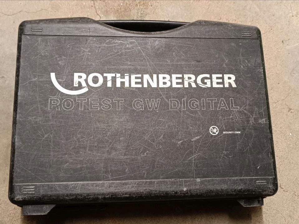 Rothenberger Rotest GW digital für Gas und Wasser Druckprüfung in Herne