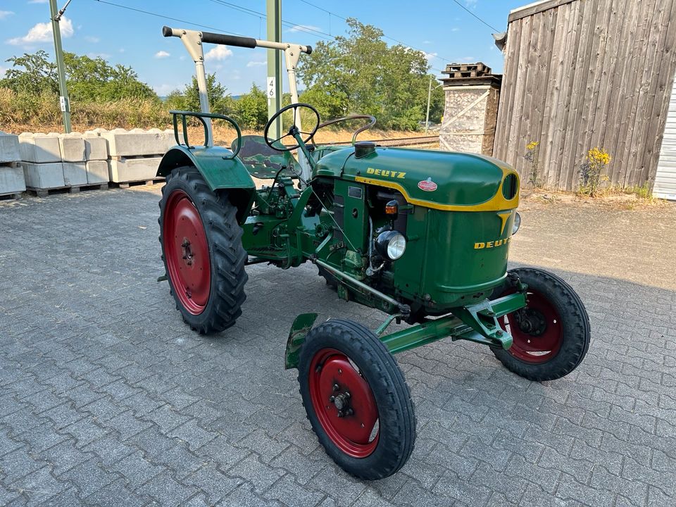 Deutz F1L712 mit Hydraulik Bj. 1959 Oldtimer Traktor Schlepper in Kuppenheim