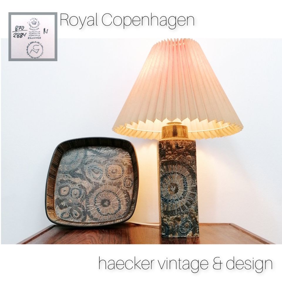 Tischlampe danish design Royal Copenhagen - Holmegaard 70er in Flensburg
