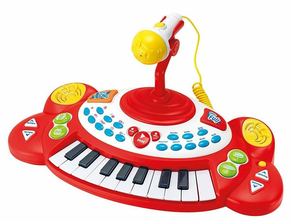 WinFun Kinder Keyboard Piano Klavier Spielzeug 18 Tasten Sounds in Haßloch