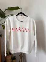 H&M Logg Casual Pullover creme weiß lit Aufdruck Mañana Saarland - Kirkel Vorschau