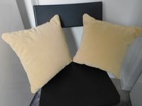 2x Kissen Sofakissen 34x34x13 cm beige braun neuwertig Schleswig-Holstein - Klein Rönnau Vorschau