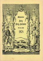 Allgemeiner Harz Berg Kalender für das Jahr 1978 Niedersachsen - Goslar Vorschau