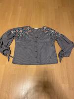 Zara Bluse mit Stickerei Gr.M ….Top ‼️ Saarland - Homburg Vorschau