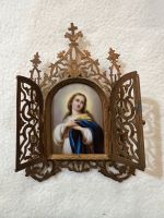 Antikes Marienbildnis Jungfrau Maria Hausaltar Porzellan Malerei Rheinland-Pfalz - Wittlich Vorschau