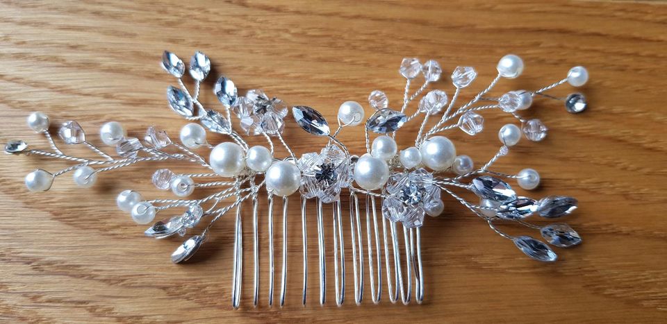 Haarschmuck Braut Hochzeit Perlen in Grafrath