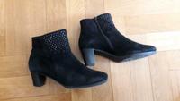 GABOR ⬛️ Stiefeletten ⬛️ 40 Comfort G 6,5 Schwarz Echt Leder Nordrhein-Westfalen - Olpe Vorschau