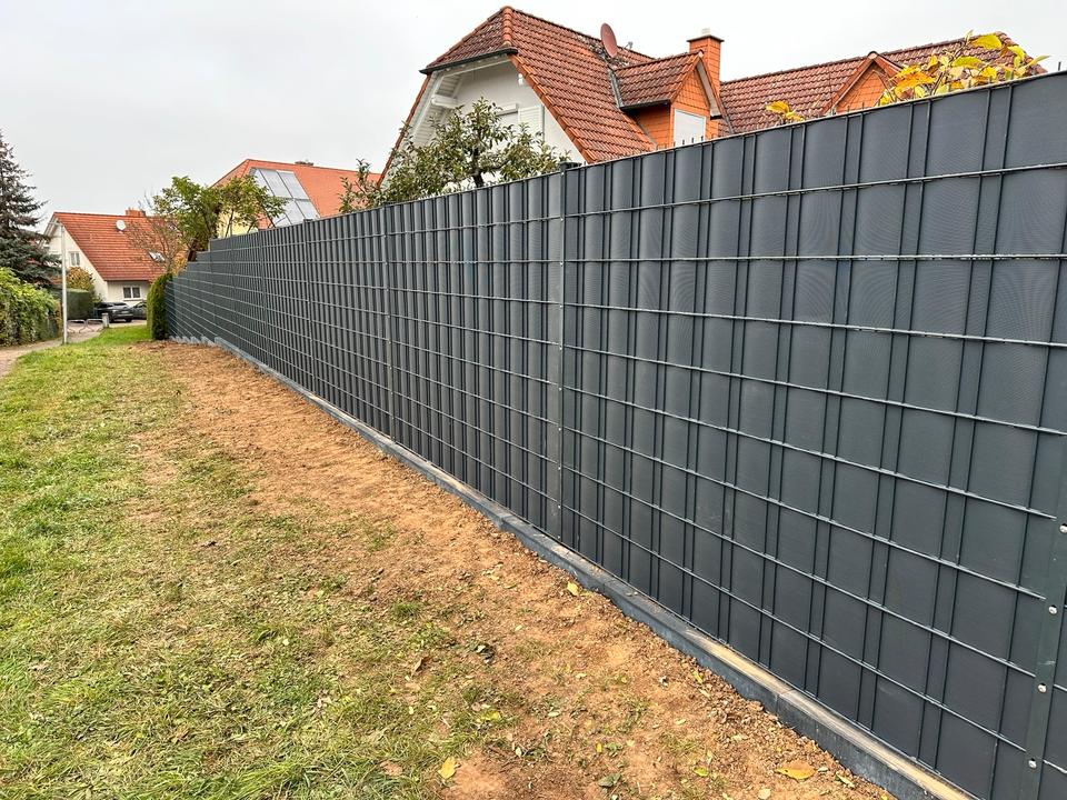Doppelstabmattenzaun Gittermattenzaun Tor Sichtschutz Gabionen in Erlenbach am Main 