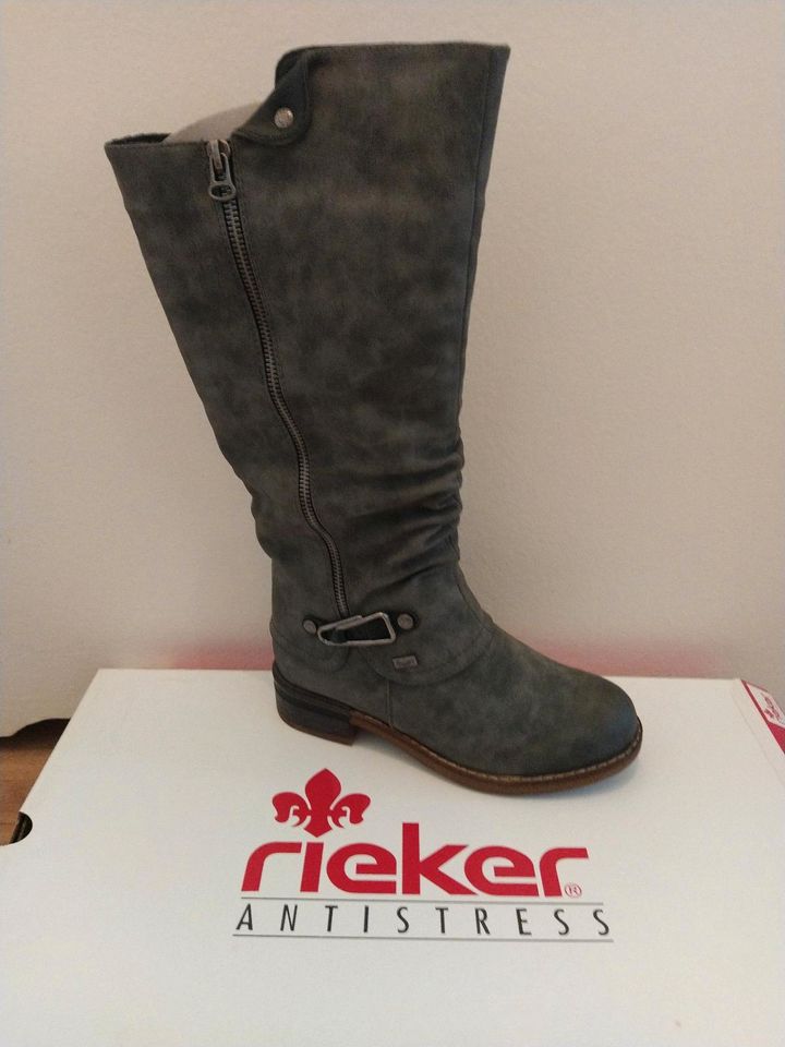 OVP Rieker Winterstiefel Gr.36 grau durchgehend gefüttert in Berlin