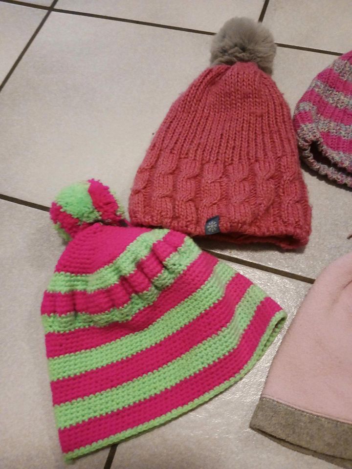 Mütze Schal Pink Hello Kitty Mädchen große 110 116 in Wesel