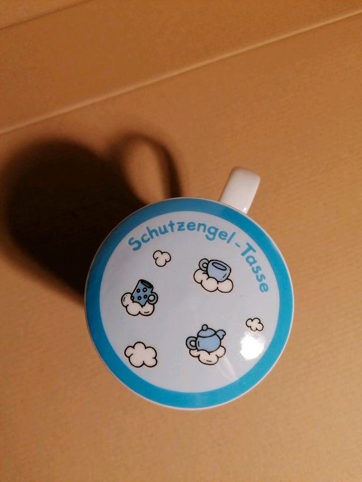 Sheepworld Schutzengel Tasse Teetasse mit Deckel + Teesieb in Blieskastel