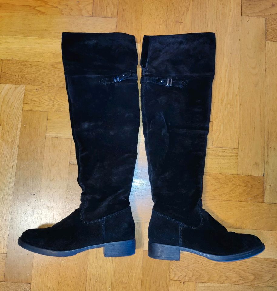 Overknee Stiefel Tamaris, Wildleder, wie neu, Gr. 38 in Remscheid