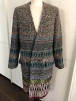 Zara Boucle Ethno Mantel Wollmantel Grau Bunt M 38 S 36 wie NEU Bayern - Miesbach Vorschau