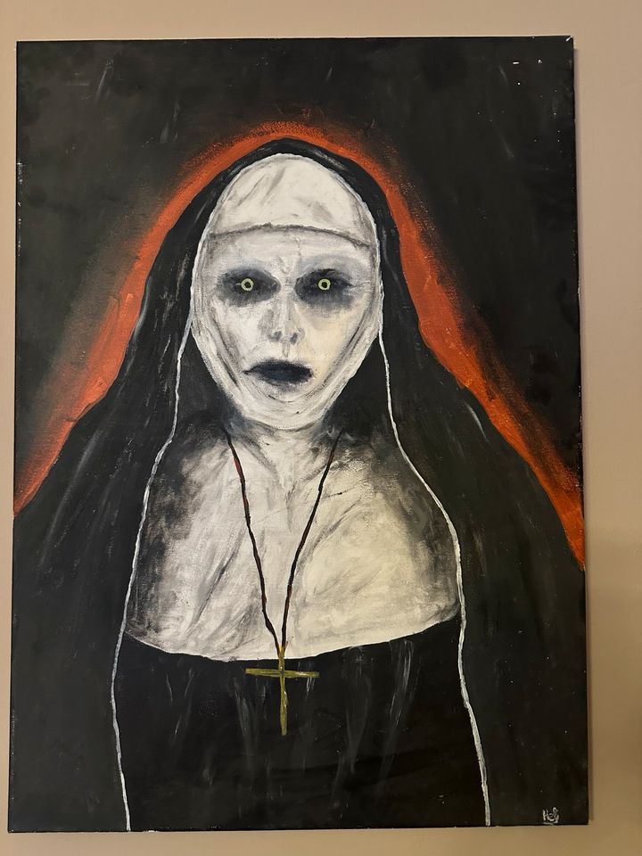 The Nun Painting in Ibbenbüren