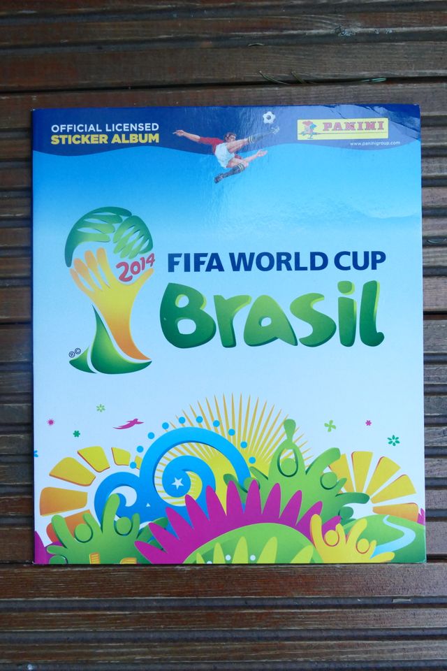 Panini Fußballsammelalbum WM 2014 in Berlin