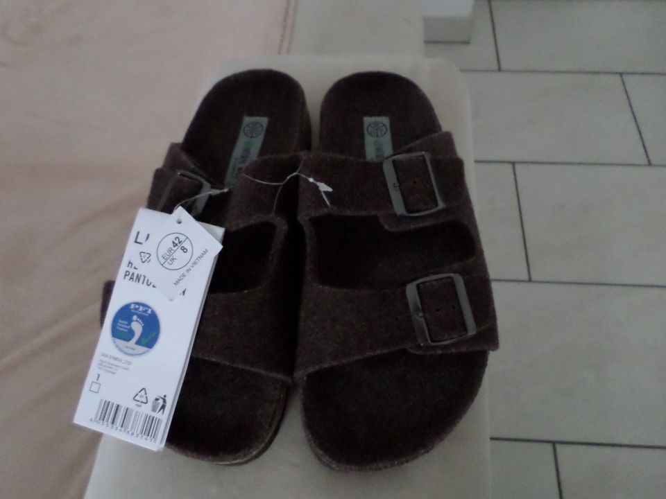 Livergy - Sandalen Herren Pantoletten Freizeitschuhe Gr:42 NEU in Wetter (Ruhr)