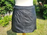 Zara trf Echtleder Minirock schwarz Gr. M/ 28 trafaluc Glattleder Bochum - Bochum-Süd Vorschau