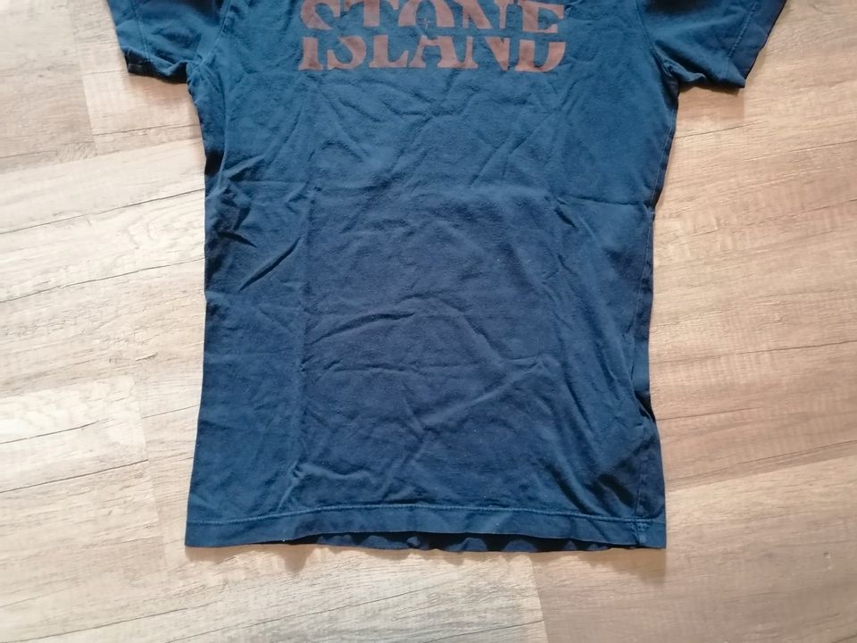 Stone Island T-Shirt in Blau Größe : S -Original- *TOP * in Chemnitz