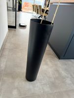Deko Glas Vase Schwarz 70cm Niedersachsen - Holdorf Vorschau