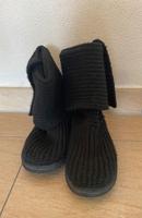UGG gestrickt Gr. 37 schwarz Bayern - Püchersreuth Vorschau