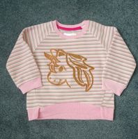 Fleece Pullover Gr. 80 (rosa gestreift mit Glitzer Einhorn) Nordrhein-Westfalen - Rheinbach Vorschau