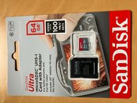 SanDisk Ultra 64 GB micro SDXC UHS-I A1 Speicherkarte SD Karte HD Hessen - Hanau Vorschau