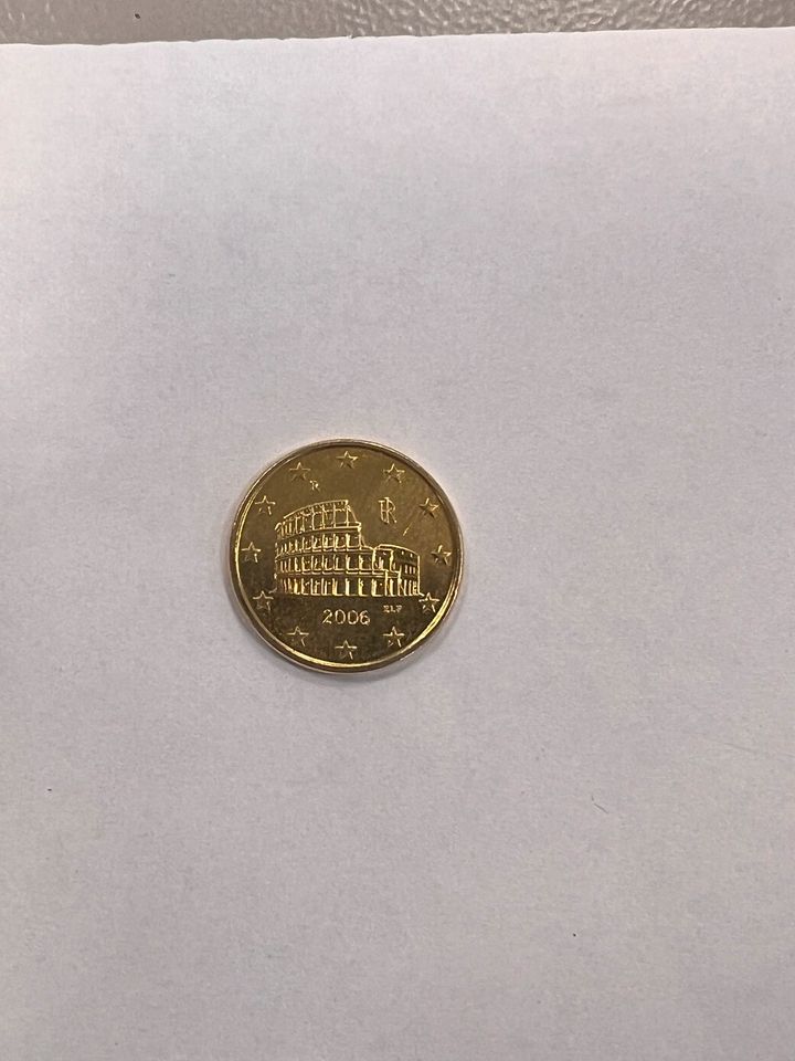 5 Cent in der Farbe Gold in Gießen