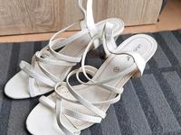 Laura Scott Damen Sandalette Creme Gr.37 Hessen - Baunatal Vorschau