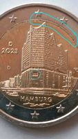 2 Euro Münze Fehlprägung Hamburg 2023 Baden-Württemberg - Brackenheim Vorschau