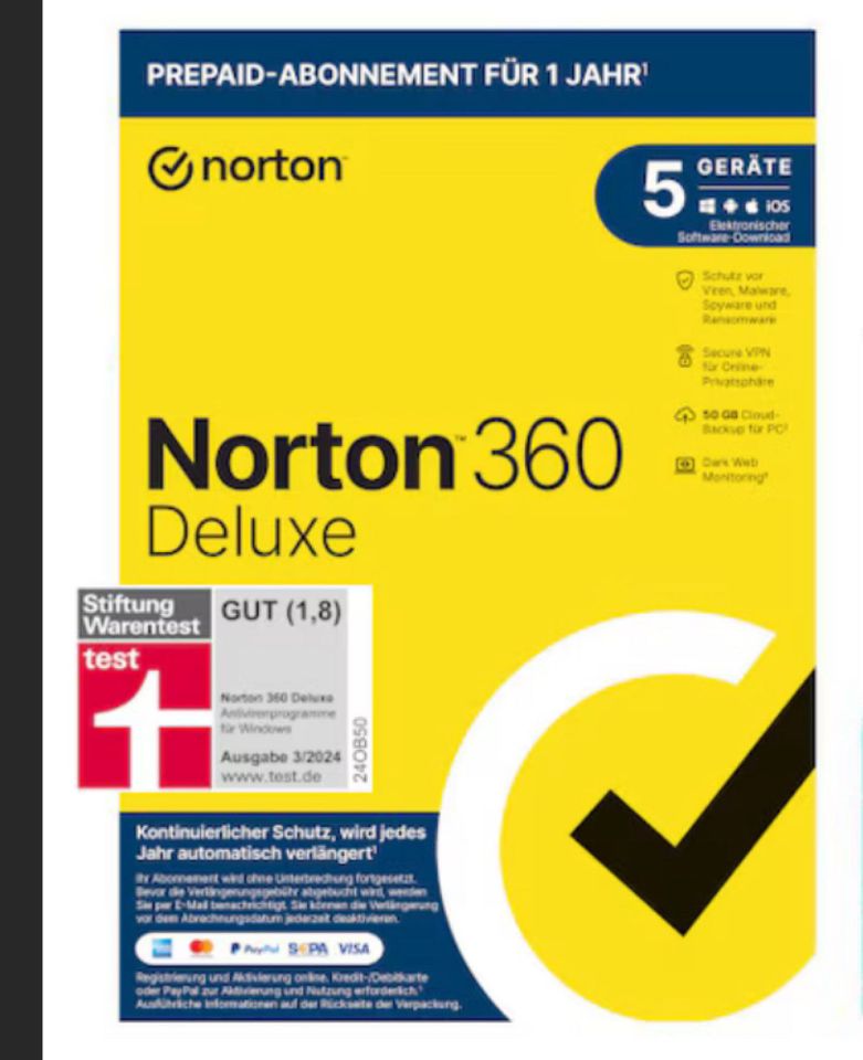Norton 360 Deluxe [5 User] in Hamburg