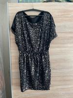 Schwarzes lässiges Kleid mit Pailletten Hessen - Rodgau Vorschau