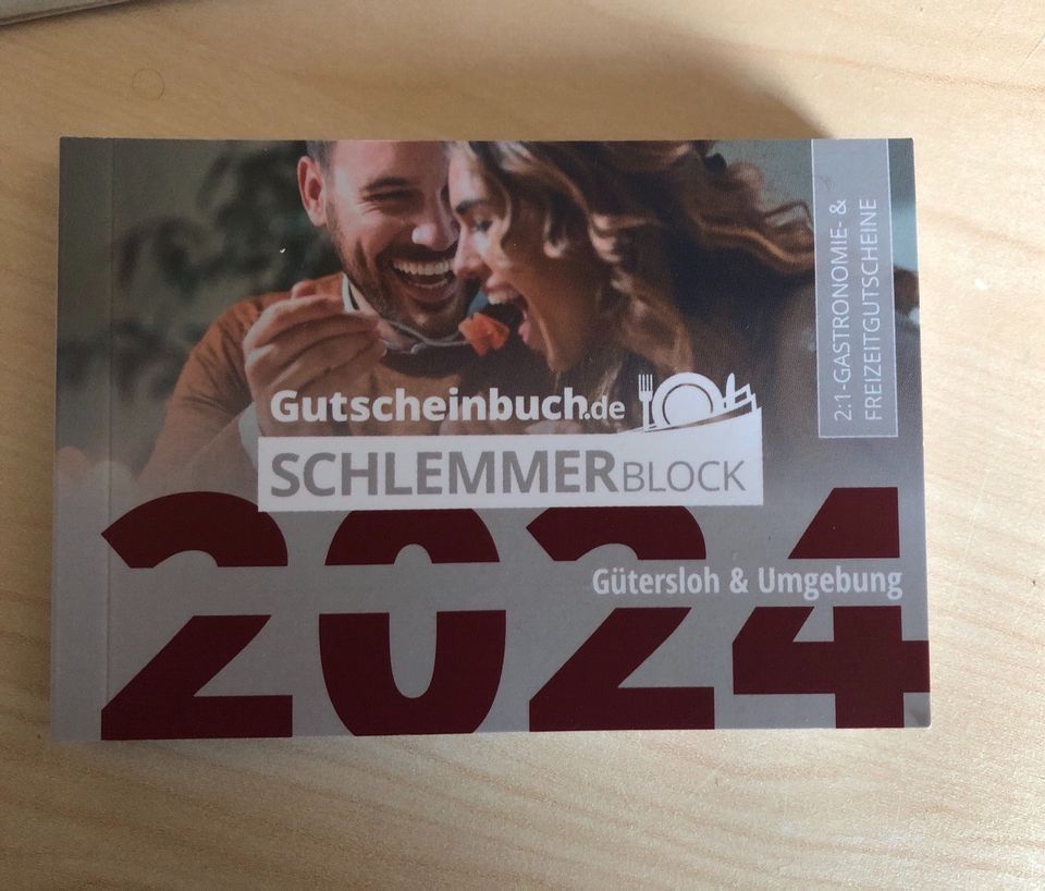 Schlemmerblock 2024, Gütersloh & Umgebung, neu in Bielefeld