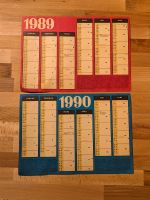 DDR Kalender A4 1989 & 1990 Dresden - Großzschachwitz Vorschau