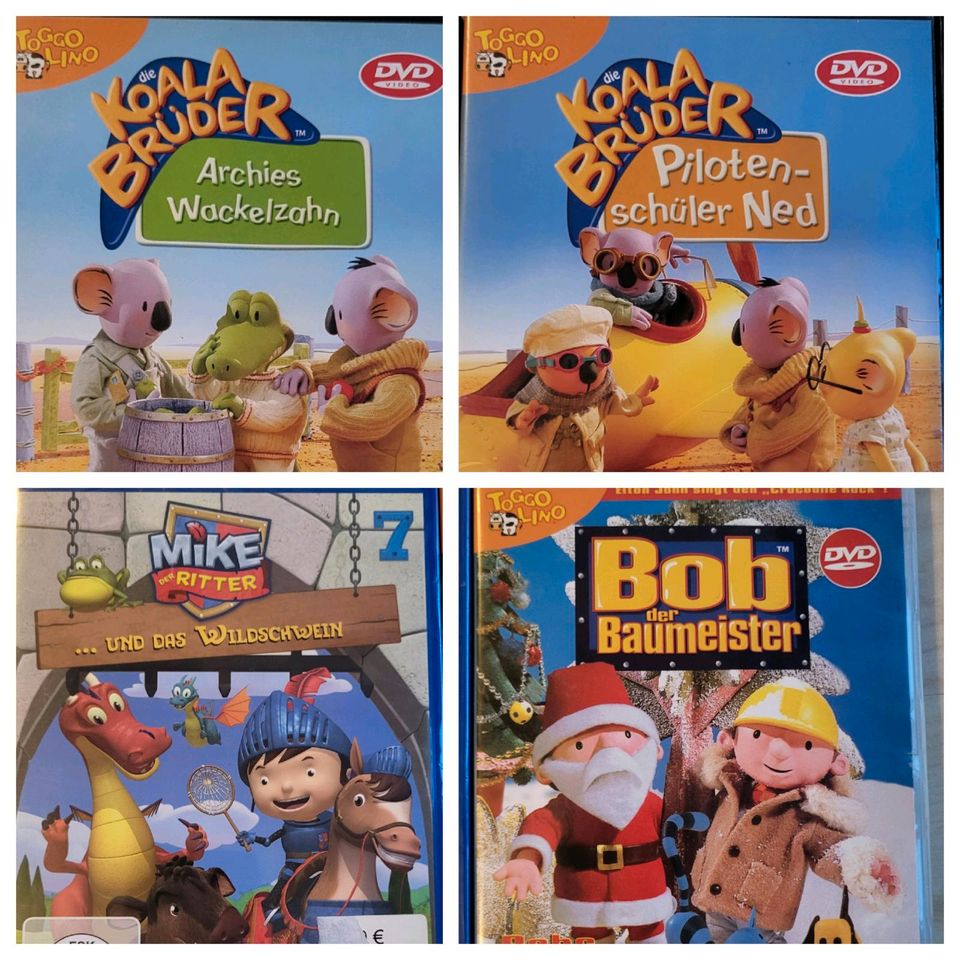 4 DVDs Bob der Baumeister, Ritter Mike, Koala Brüder in Berlin