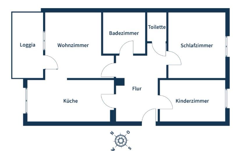 Top Gepflegte 3-Zimmer-Wohnung mit Balkon in Eppingen