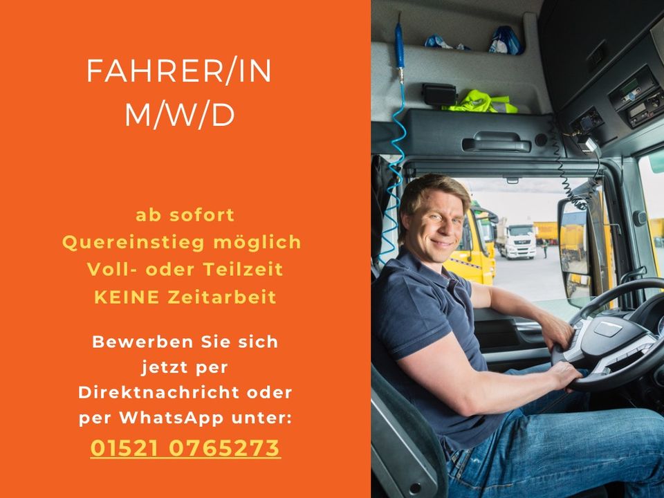 Fahrer/in gesucht (m/w/d) in Berlin