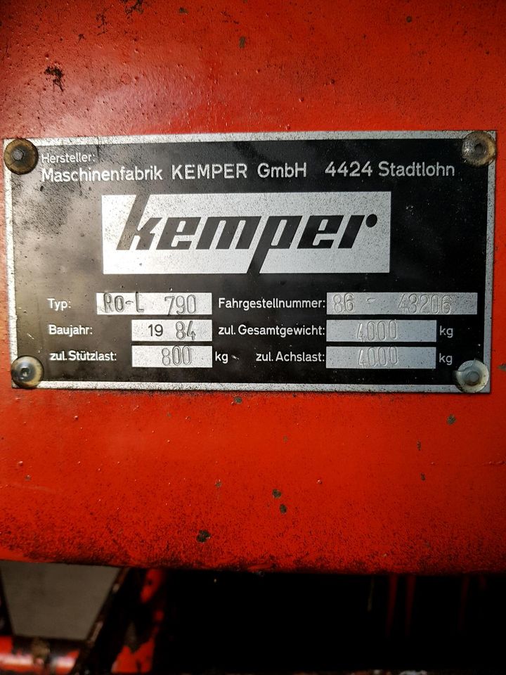 Ladewagen,  Kemper Ro L 790 in Königstein