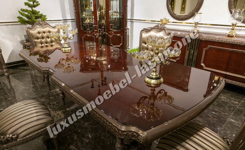Esszimmer Luxus Möbel Tisch Stuhl Kommode Vitrine in Essen