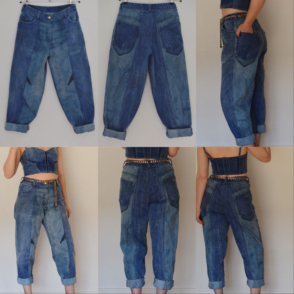 Set aus alter Jeans und Stoffreste in Bruchköbel